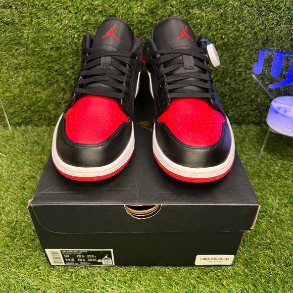 Nike Air Jordan 1 Low Alternate Bred Toe Size 13 553558 066 - Picture 2 of 9